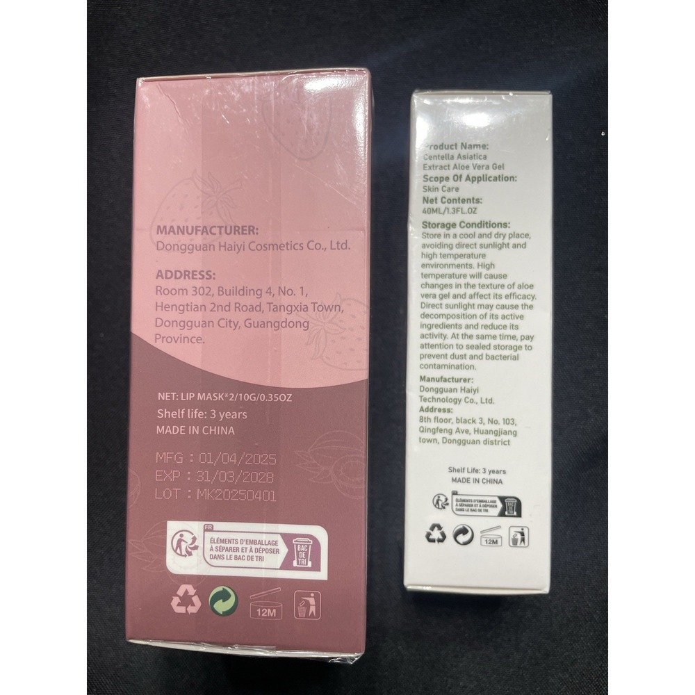 Bio-Dimot 24H Lip Mask Set + Dimot Aloe Vera Gel Skincare Lot New Sealed - Picture 3 of 7